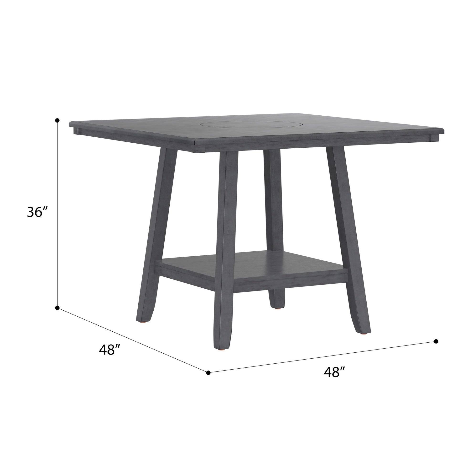 Gray Dining Table