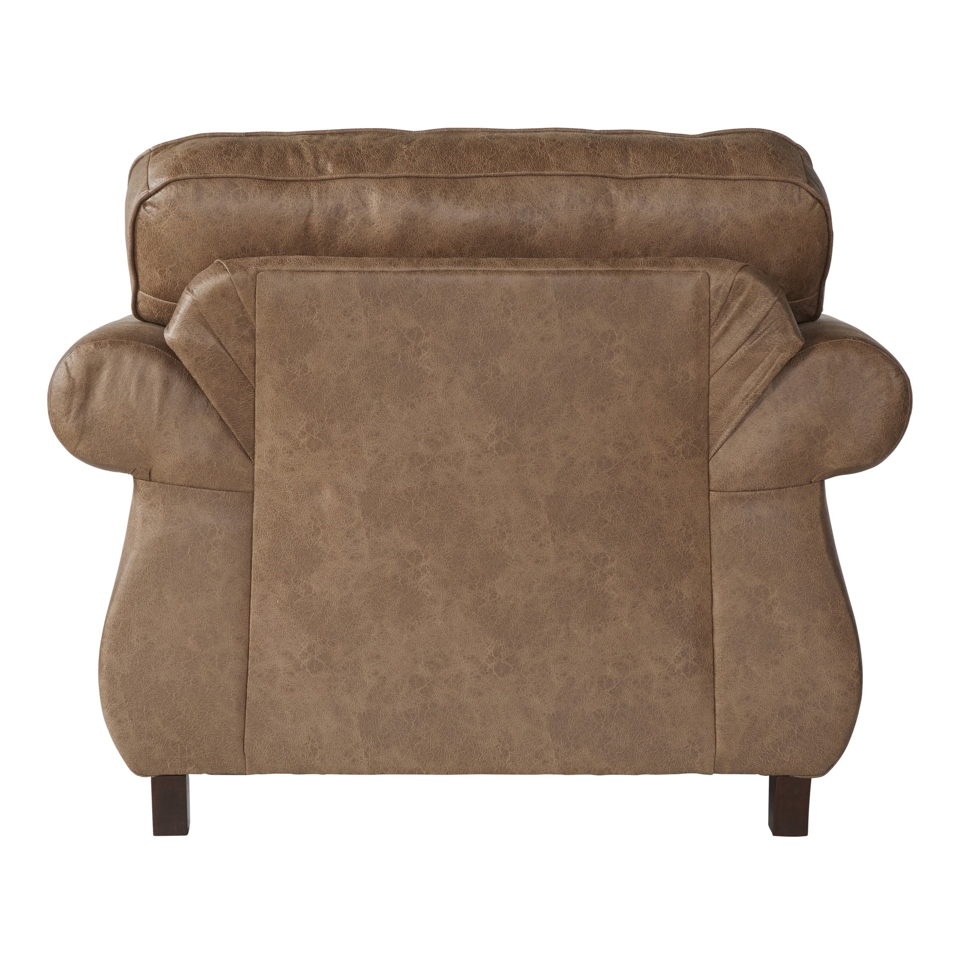 Leinster Fabric Armchair with Antique Bronze Nailheads in Jetson Ginger