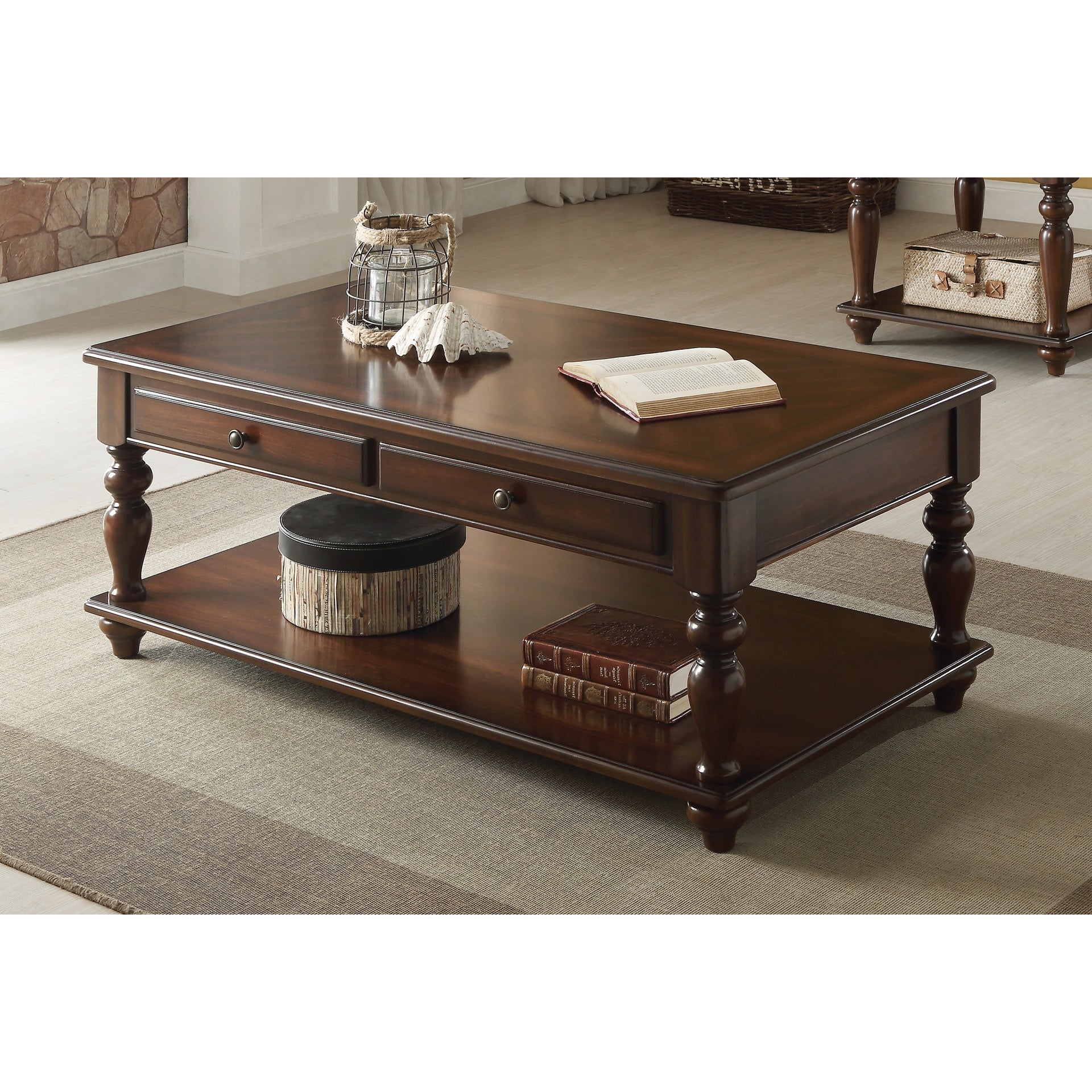 Walnut Coffee Table with Lift Top