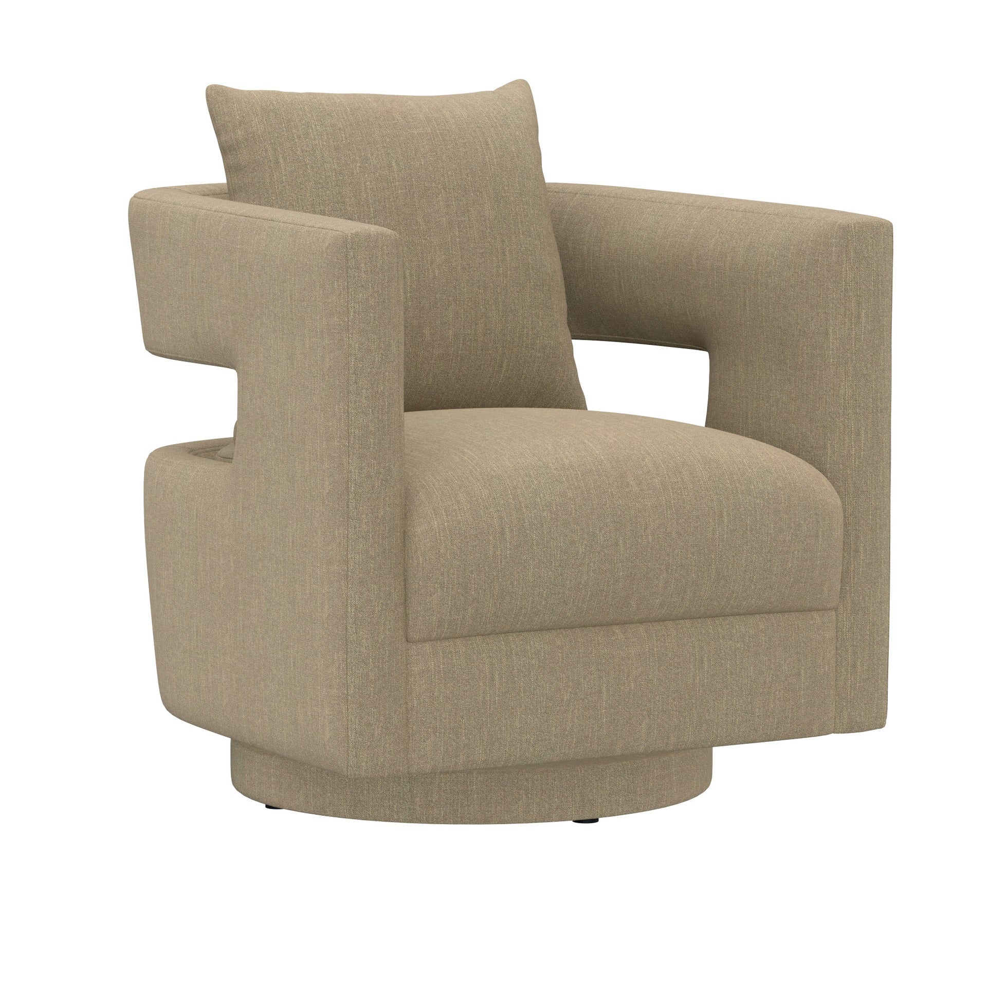 Tan Swivel Chair