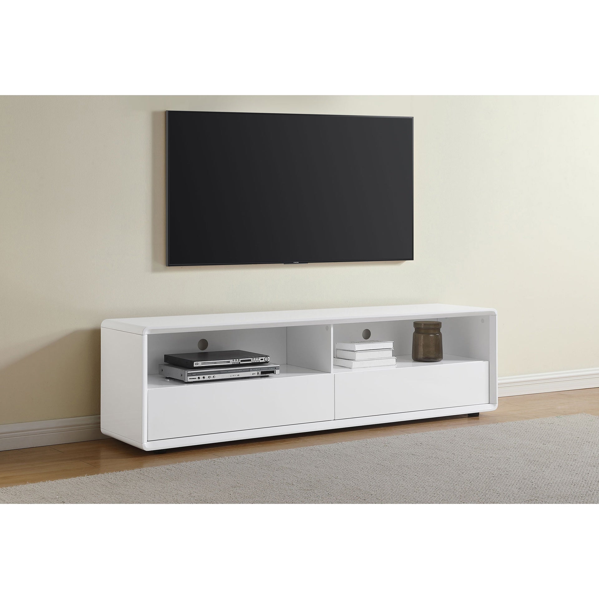 Cordova White 2-drawer TV Stand