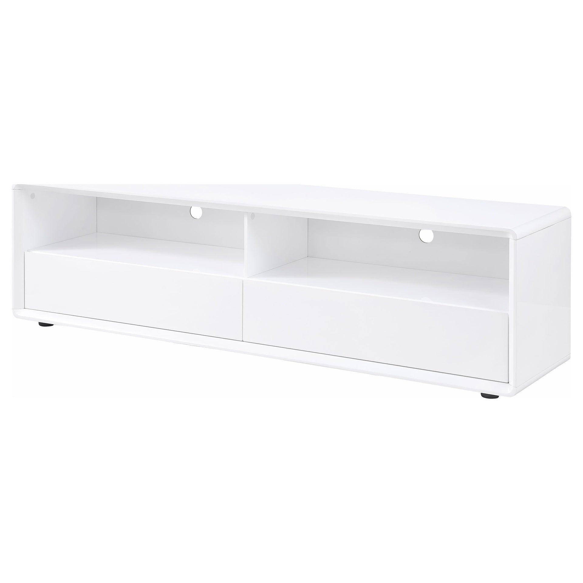 Cordova White 2-drawer TV Stand
