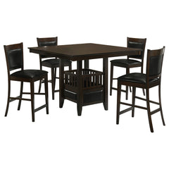 Finley Espresso 5-piece Dining Set