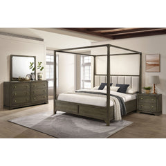 Harbington Dark Cocoa 4-piece Queen Bedroom Set