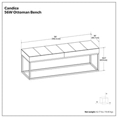 Candice Ottoman Bench
