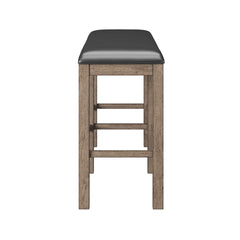 Wallace & Bay Benti Brown 60" Bar Height Bench