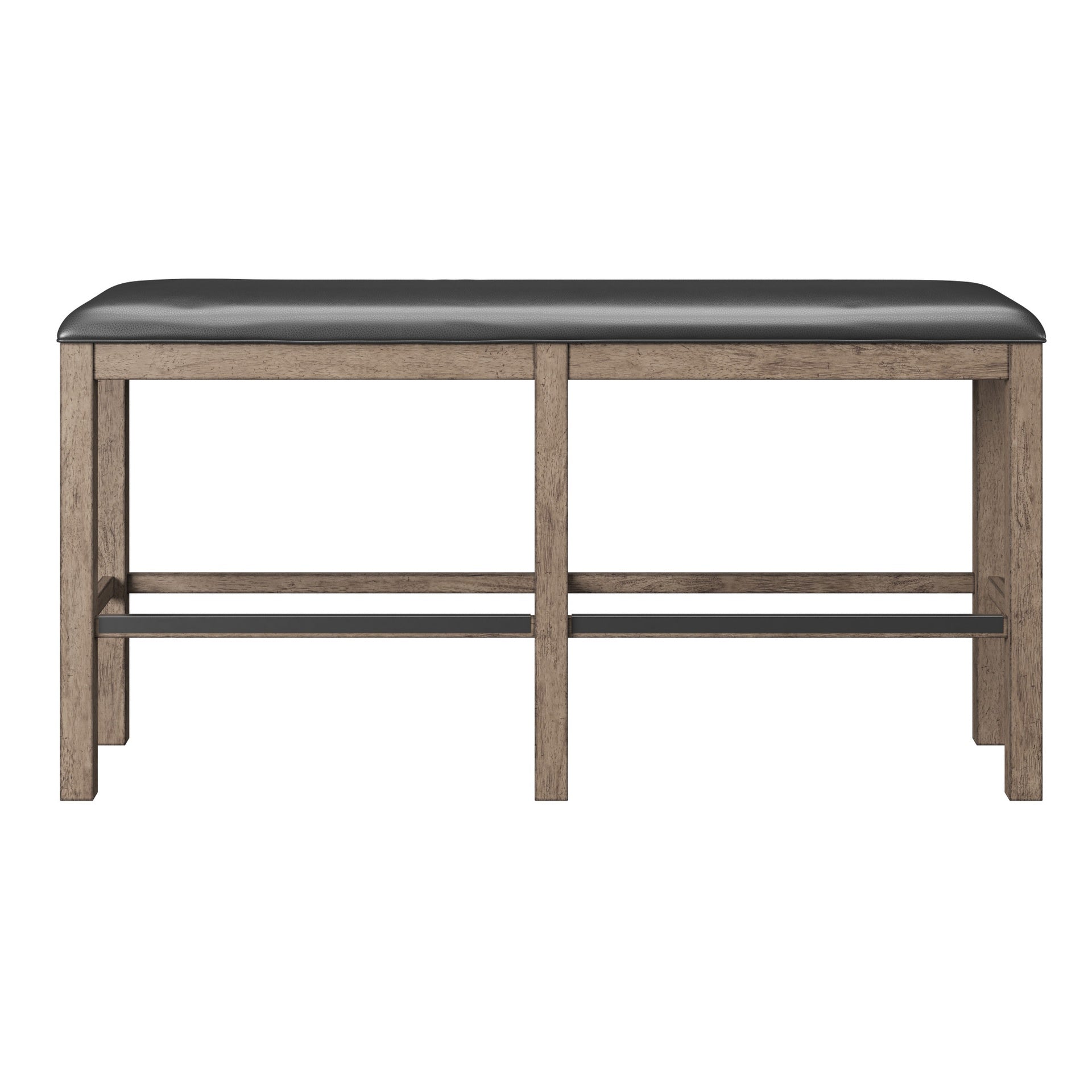 Wallace & Bay Benti Brown 60" Bar Height Bench