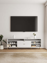 TV Stand in White