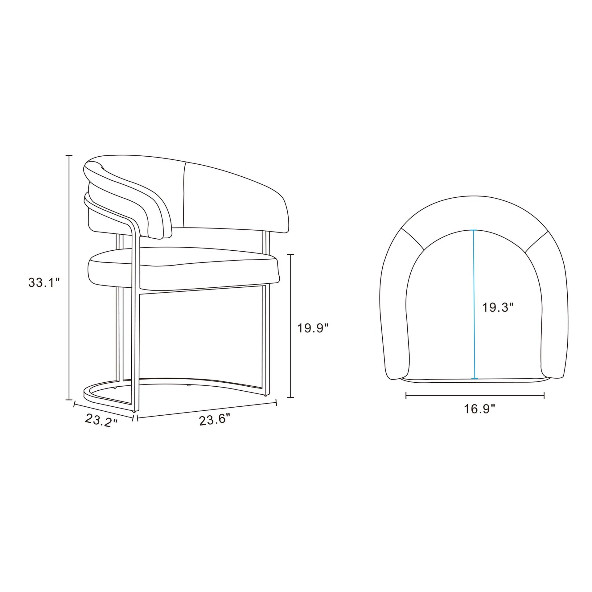 Dining Chair in White