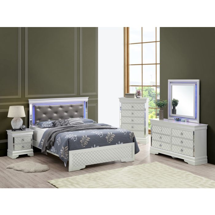Verona G6700C-TB3 Twin Bed , Silver Champagne