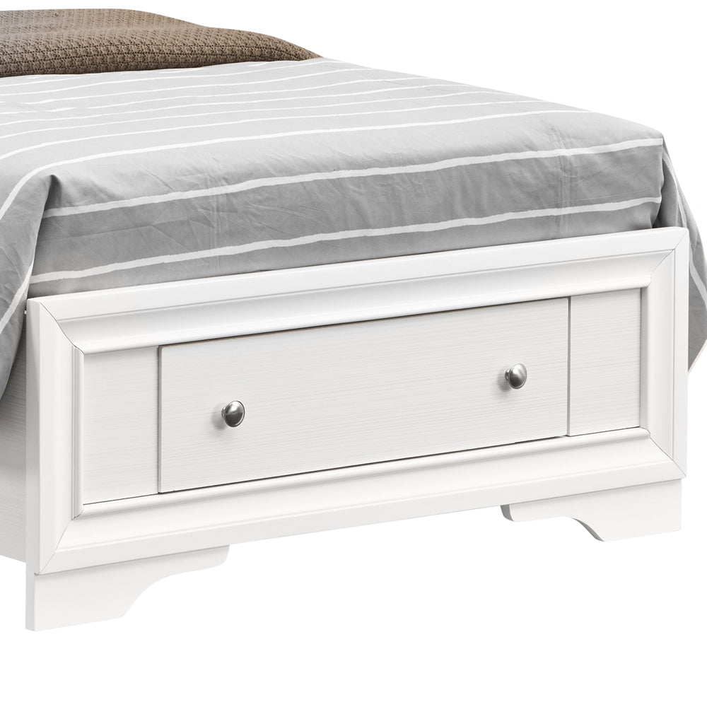 Madrid G02390B-TB TWIN BED , White
