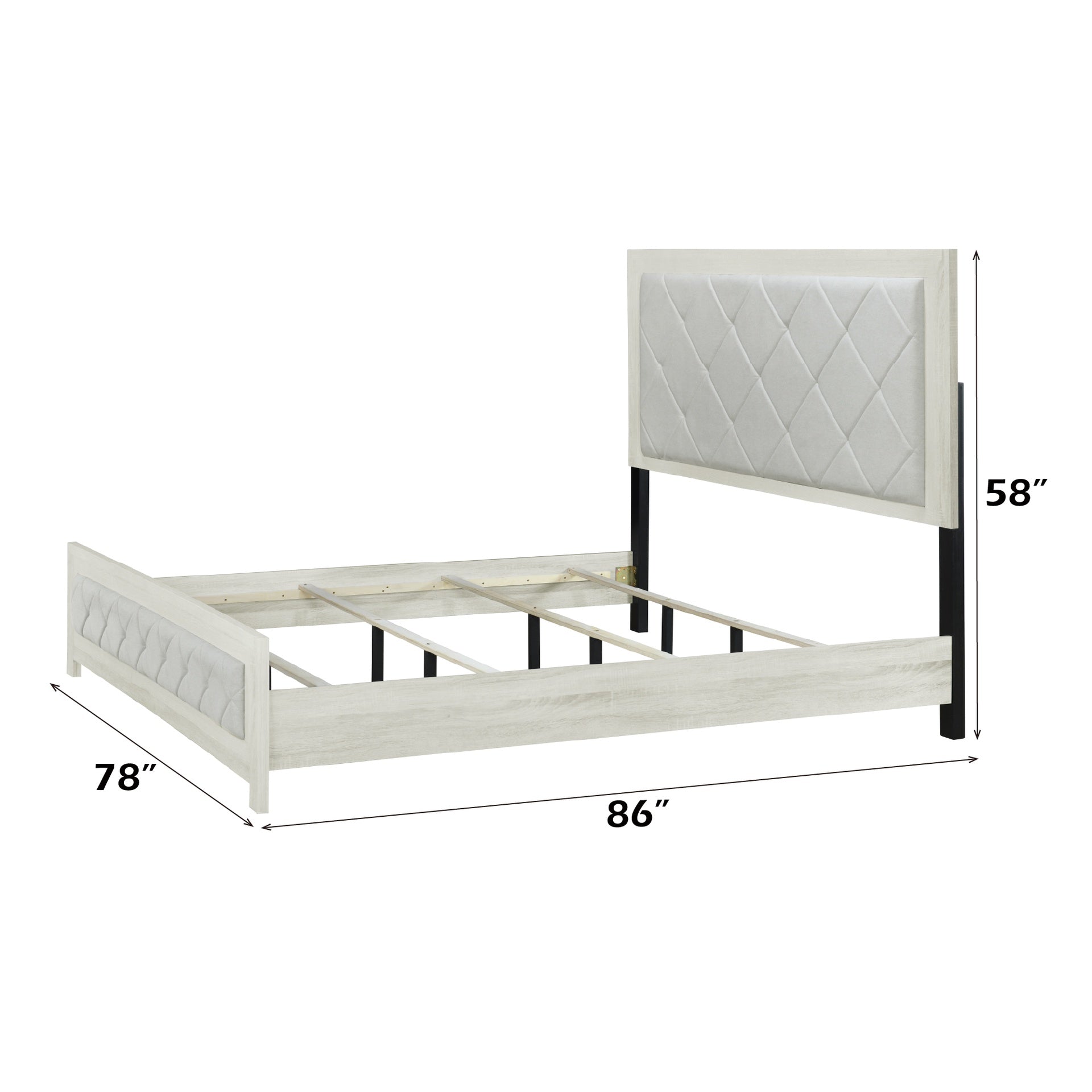 Jehoram Beige Linen&Beige Estern King Bed