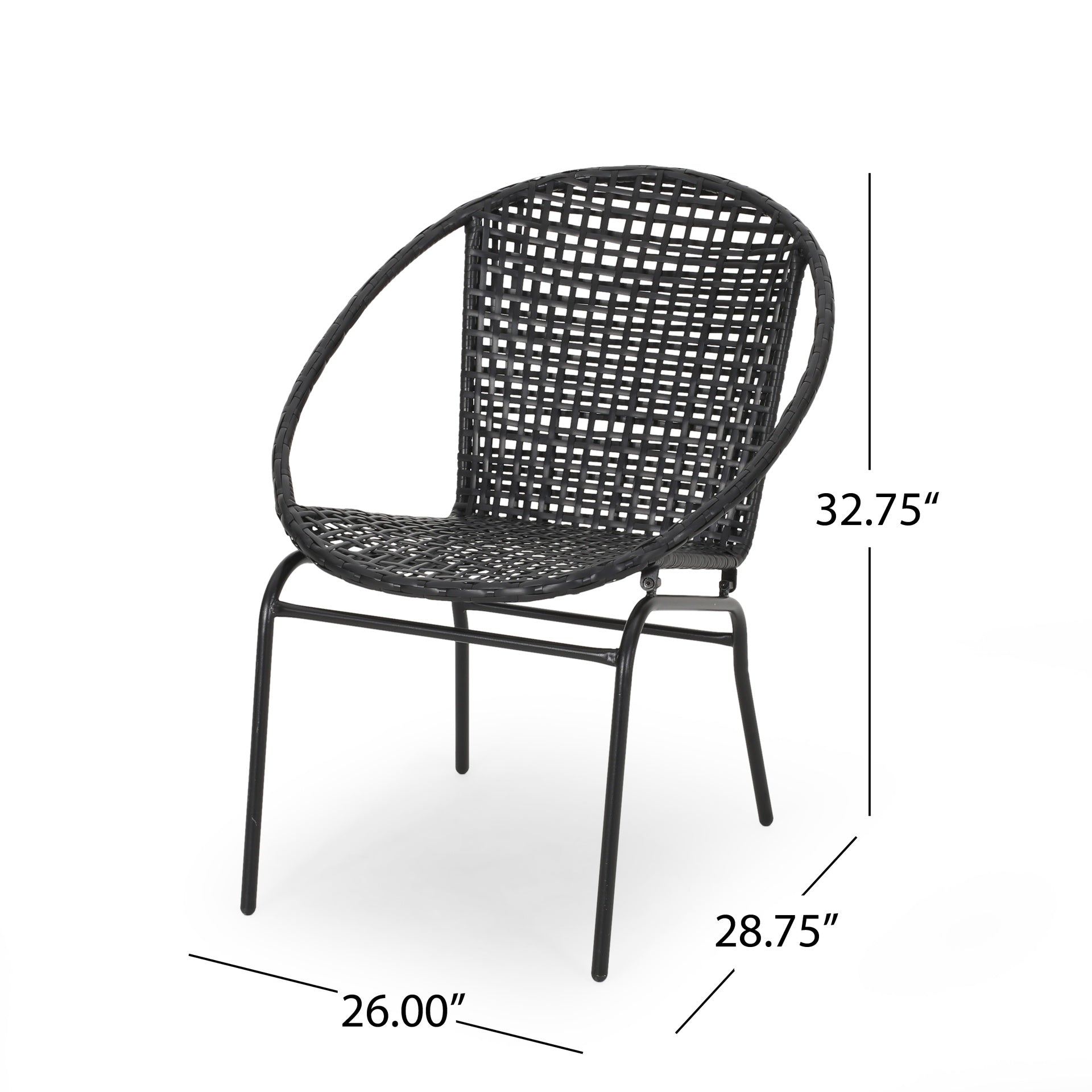 Polyethylene (PE) Wicker 2 - Person Seating Group