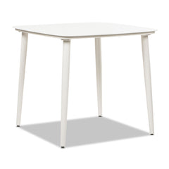 Santorini 33.5" Square Outdoor Patio Table Aluminum