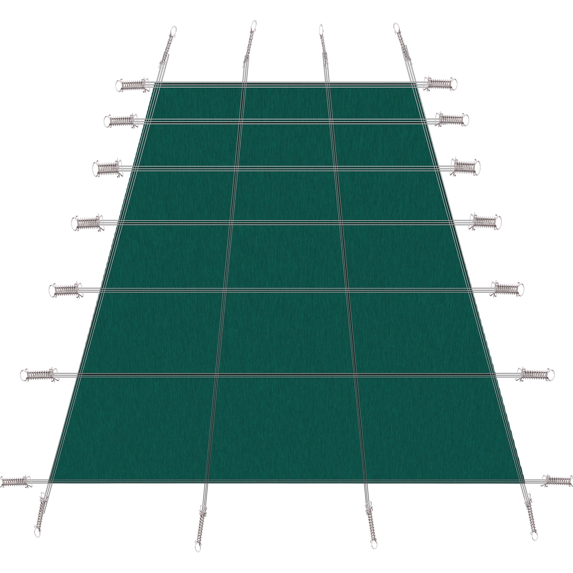 Inground Pool Safety Cover, 16x32ft Rectangle Winter Safety Pool Cover for Inground Swimming Pools, Solid Safety Pool Covers, Triple Stitched for High Strength, Hardware Included,Green Mesh