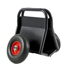 Heavy Duty Panel Dolly, Slab Dolly, Two Nice Handles, 10" Solid Rubber Tires, Super Weight 1000 LBS, All-Terrain Movement for Heavy Drywall Sheet & Door Material (Black)