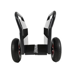 Heavy Duty Panel Dolly, Slab Dolly, Two Nice Handles, 10" Solid Rubber Tires, Super Weight 1000 LBS, All-Terrain Movement for Heavy Drywall Sheet & Door Material (Black)