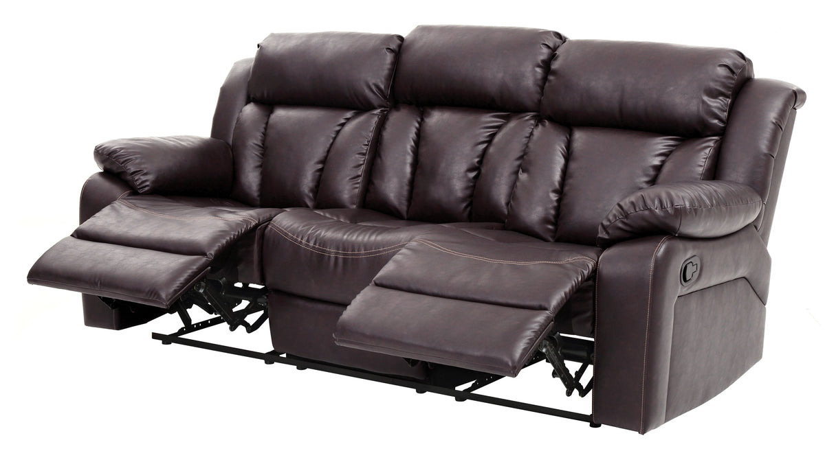 Daria G686-RS Reclining Sofa , DARK BROWN