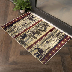 Nature's Nest GC_CBL3005 Multi 7 ft. 10 in. x 10 ft. 3 in. Lodge Area Rug