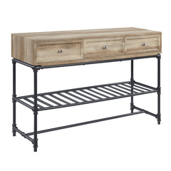 Brantley Oak & Sandy Gray Finish Sofa Table