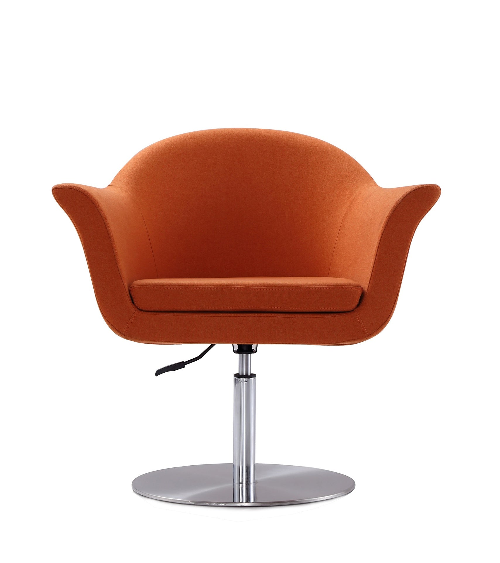 Swivel Lounge Chair in Orange