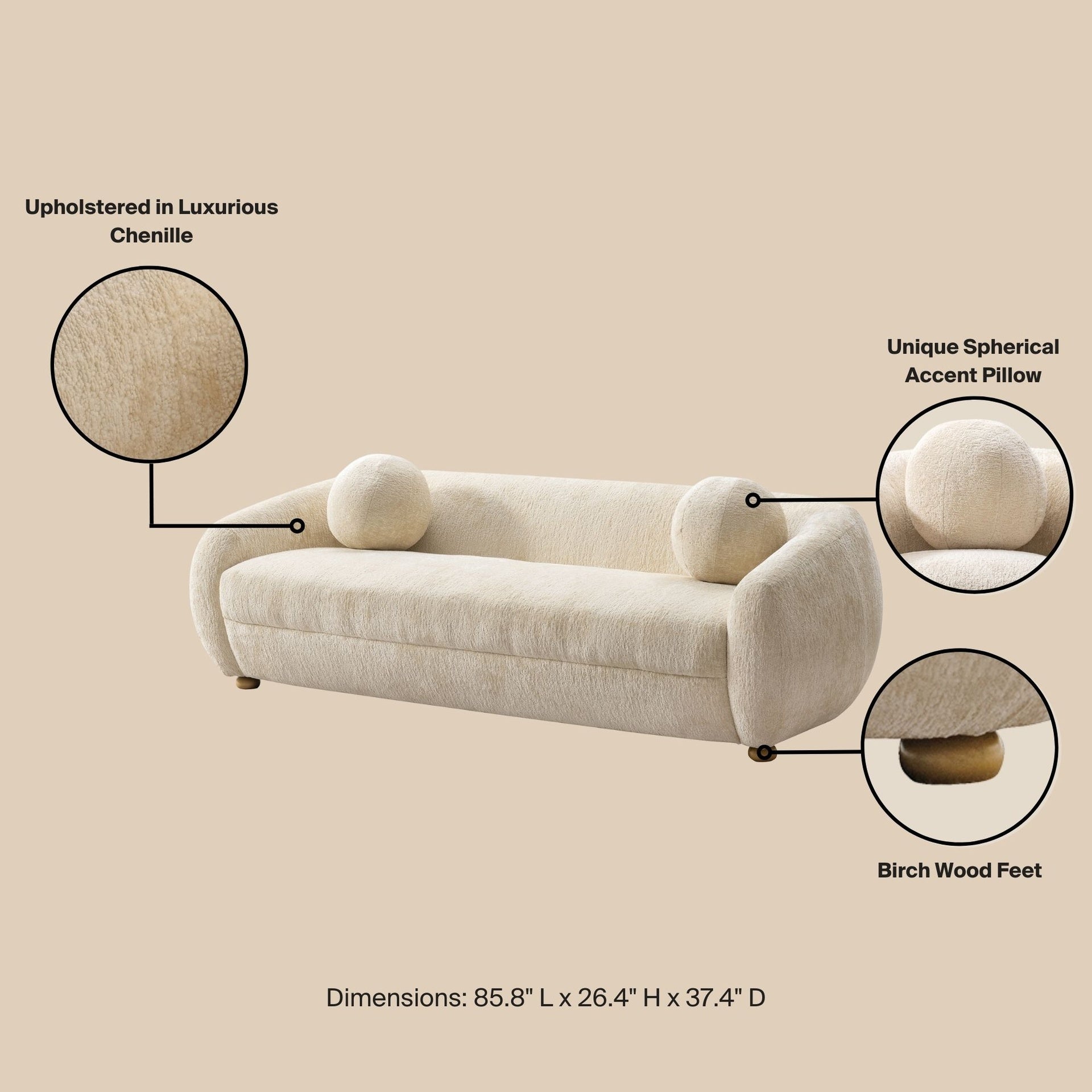 Sofa in Cream