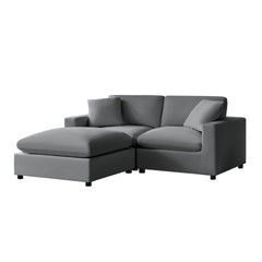 Caylie Modular 3-piece Chofa - Charcoal