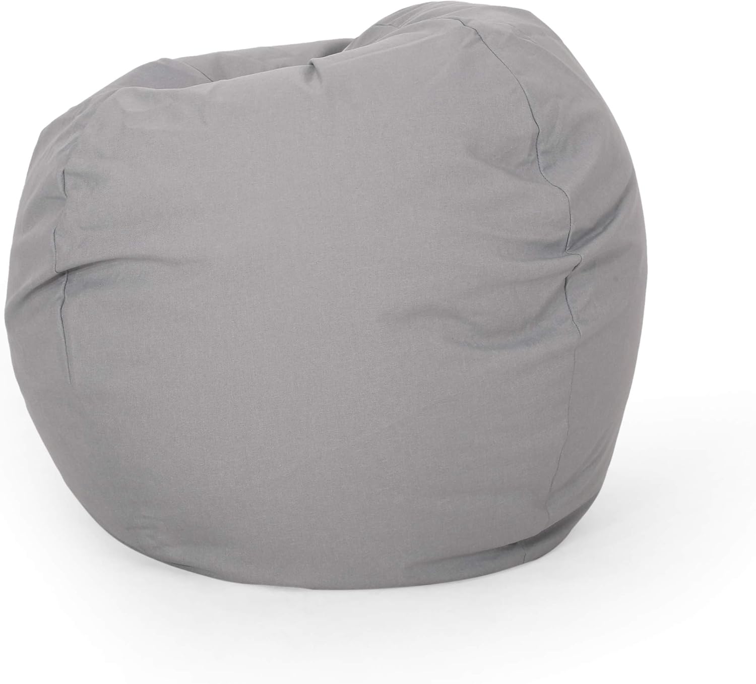 Chrisholm Light Grey Bean Bag (25 in. x 34 in. x 34 in.)