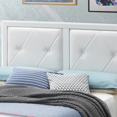 Elegant White Full Bed For Modern Spaces