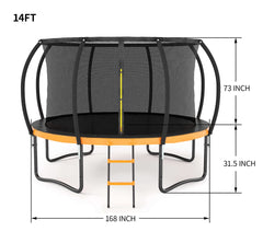 Spare Parts-Orange Color Cover Pad For 8FT Outdoor Big Trampoline Only