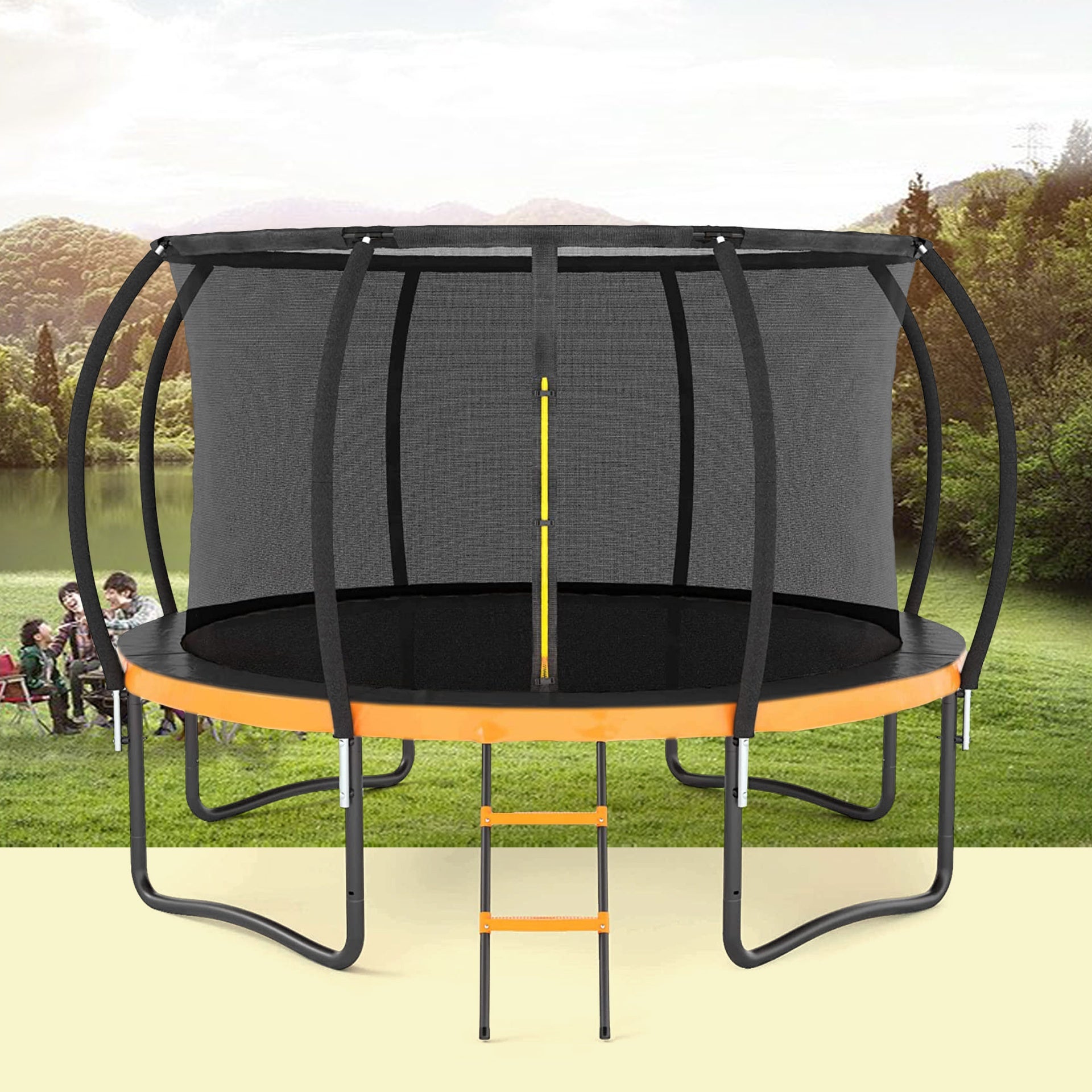 Spare Parts-Orange Color Cover Pad For 8FT Outdoor Big Trampoline Only
