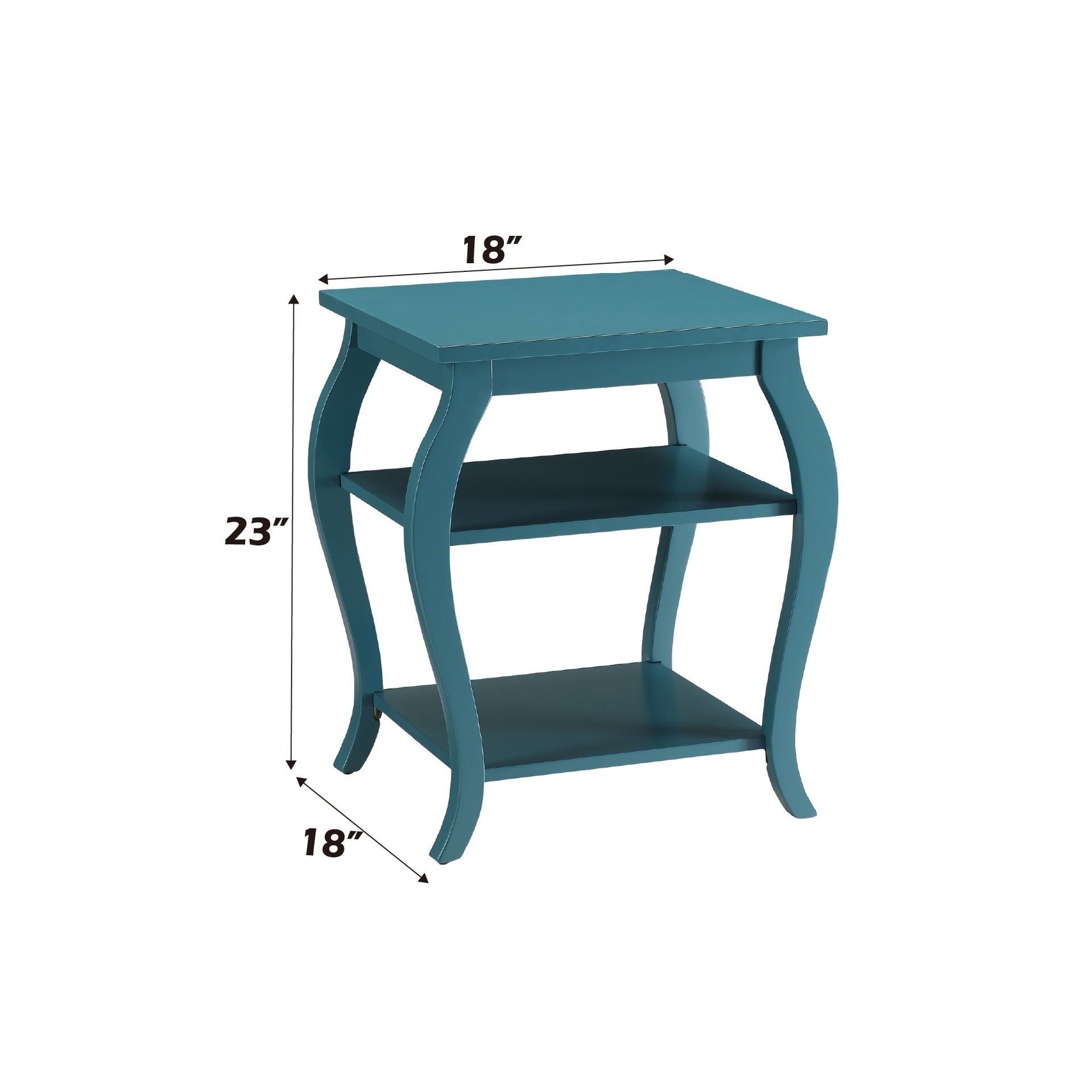 Becci Teal Finish Accent Table