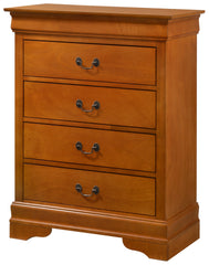 Louis Phillipe G3160-BC 4 Drawer Chest , Oak