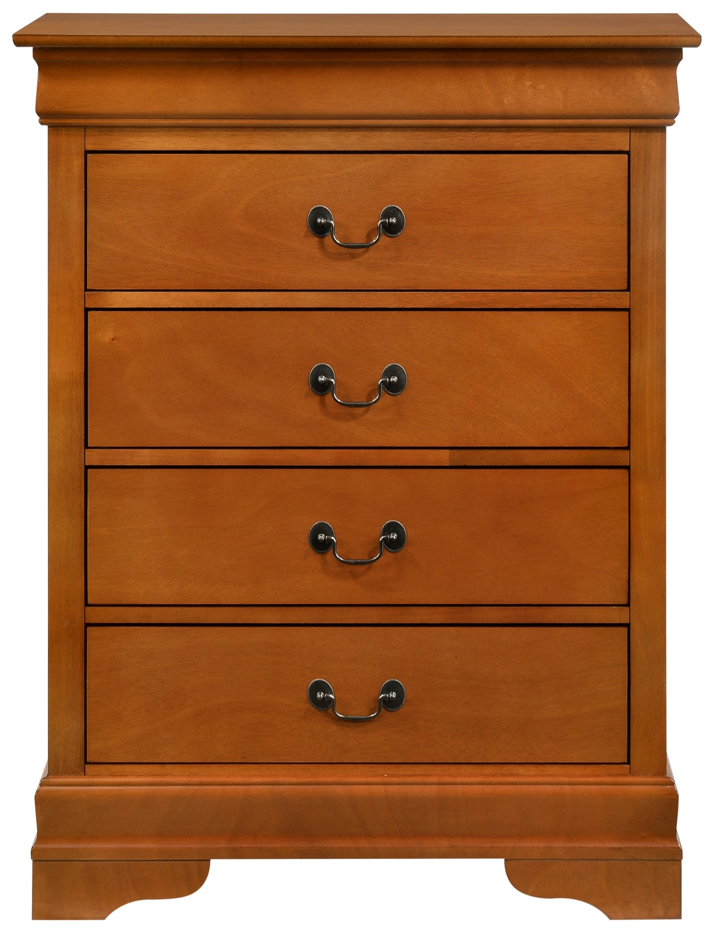 Louis Phillipe G3160-BC 4 Drawer Chest , Oak