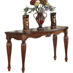 Cherry Sofa Table with Turned Fluted Legs