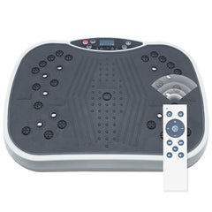 Vibration Plate Exercise Machine - Whole Body Workout Vibration Fitness Platform, Home Training Equipment for Weight Loss & Toning Grey