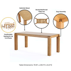 Dining Table in Natural