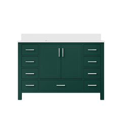 Green Bath Vanity 48 in. W x 22 in. D, with Cultured Marble Top