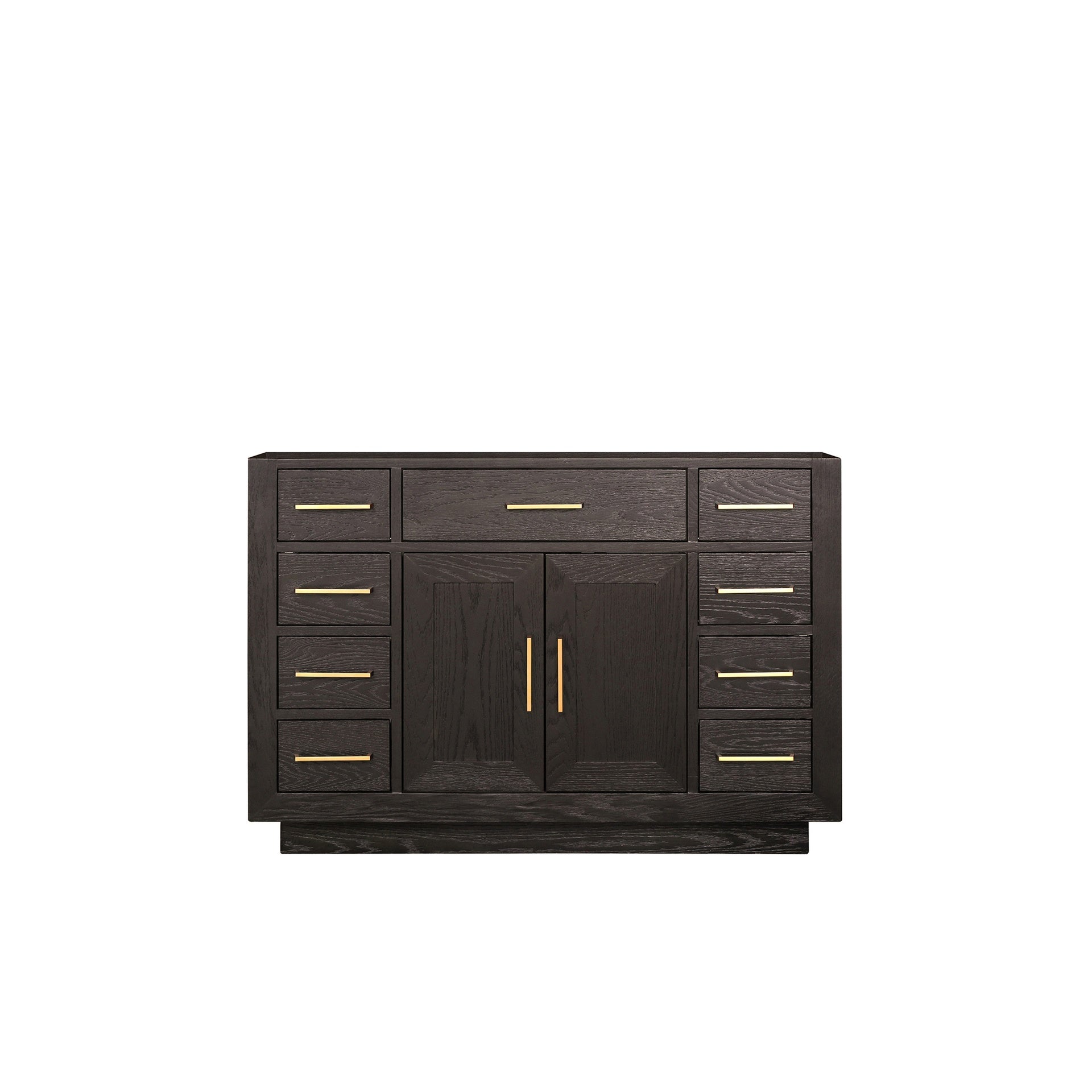 Brown Oak Single Bath Vanity 48 in. W x 22 in. D