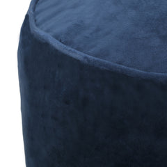 Shimon Cylinder Pouf,  Cobalt Blue