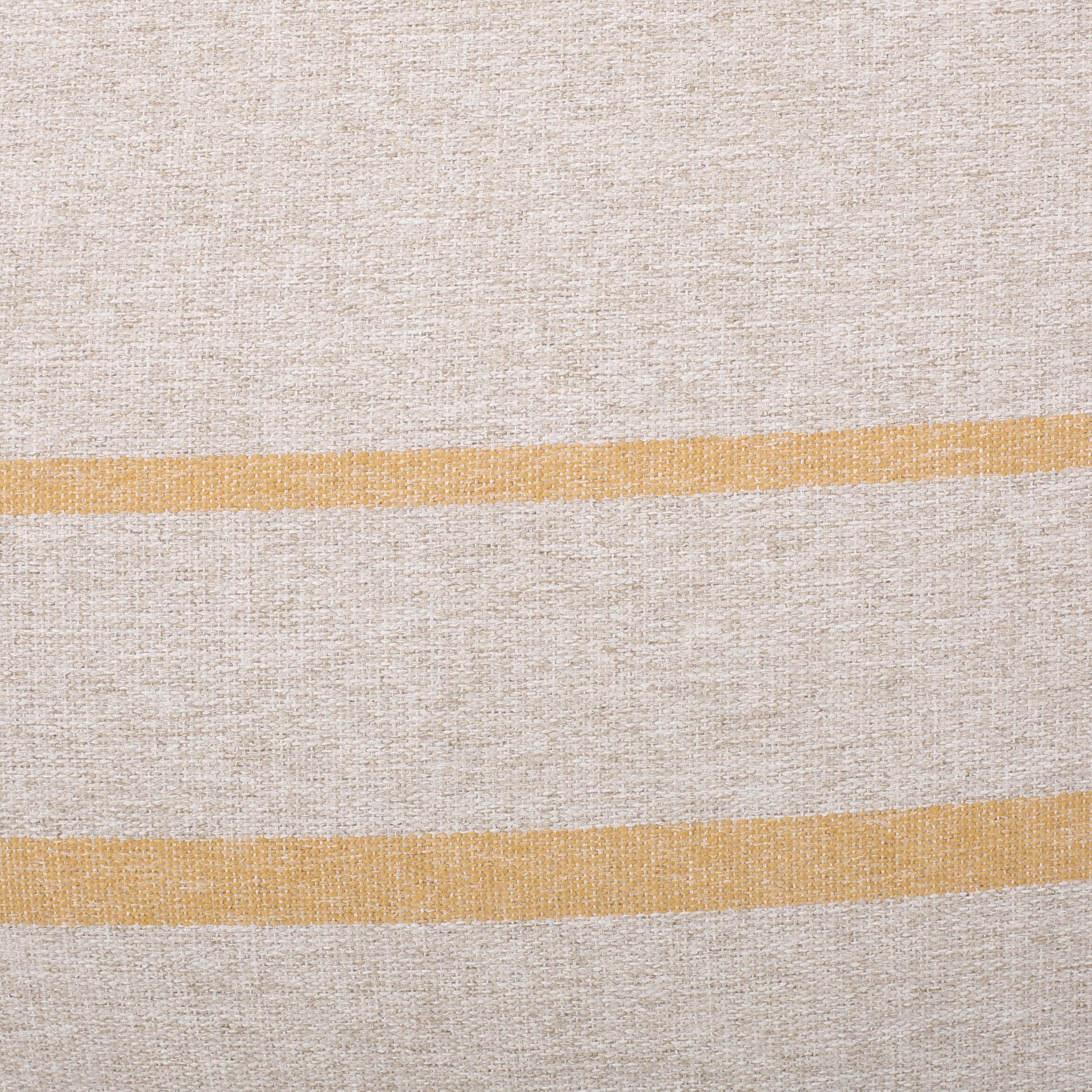 Bohemio 5 Foot Rounded Bean Bag,  Natural Color / Striped Yellow