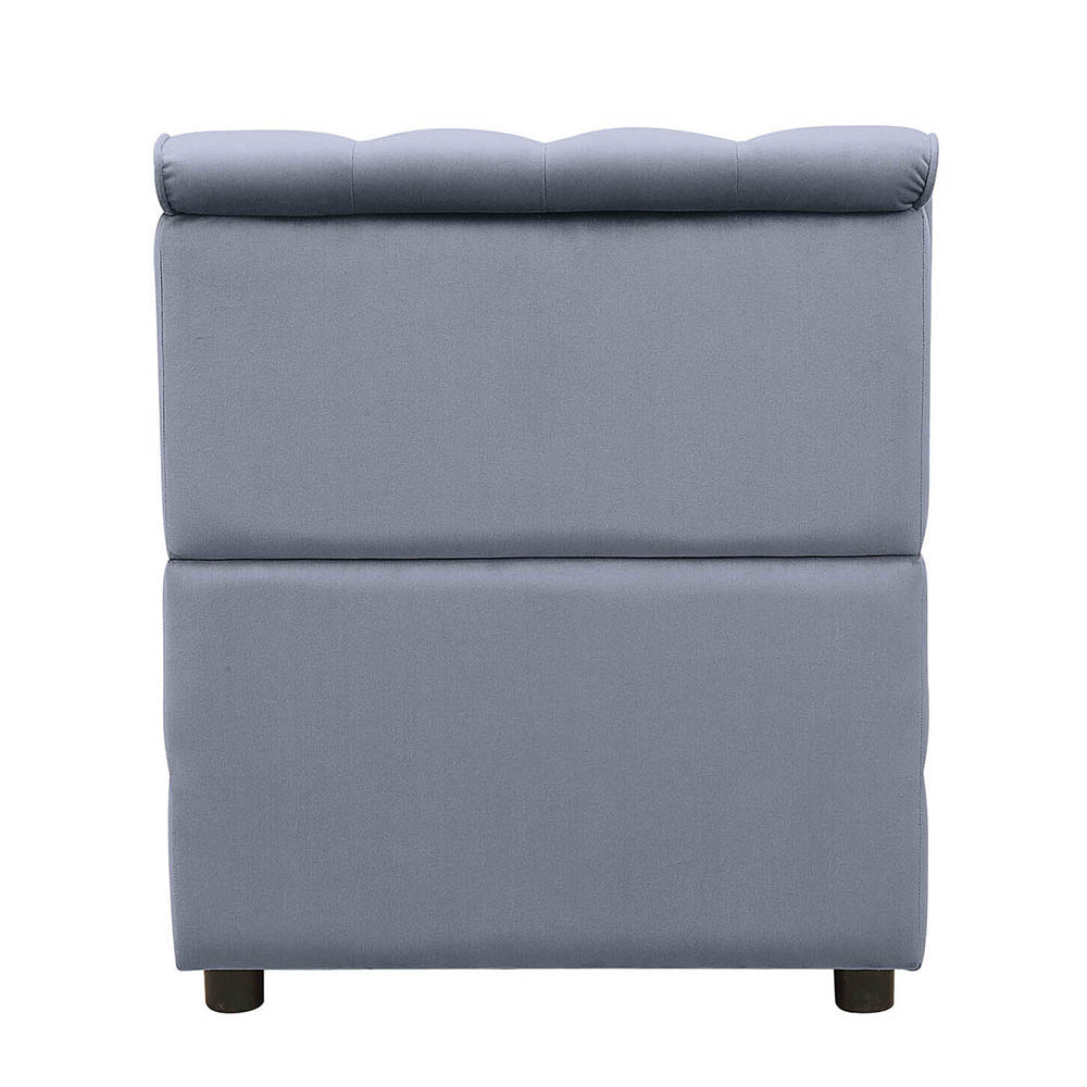 Grey Modular Armless Chair