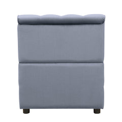 Grey Modular Armless Chair