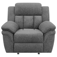 Pannen Charcoal Upholstered Power Glider Recliner