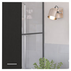 Sines Mirror Medicine Cabinet, With Four Internal Shelves, Double Door, Minimalist Bathroom Storage