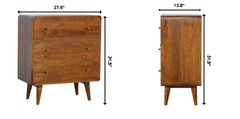 Curved Chestnut Chest