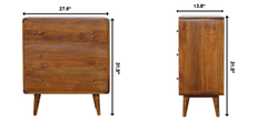 Curved Chestnut Chest