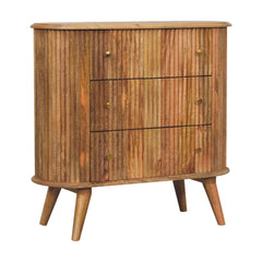 Soba Nordic Chest, 3-Drawers, Nordic Legs, Light Brown