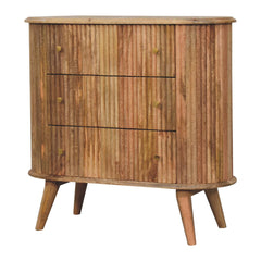 Soba Nordic Chest, 3-Drawers, Nordic Legs, Light Brown