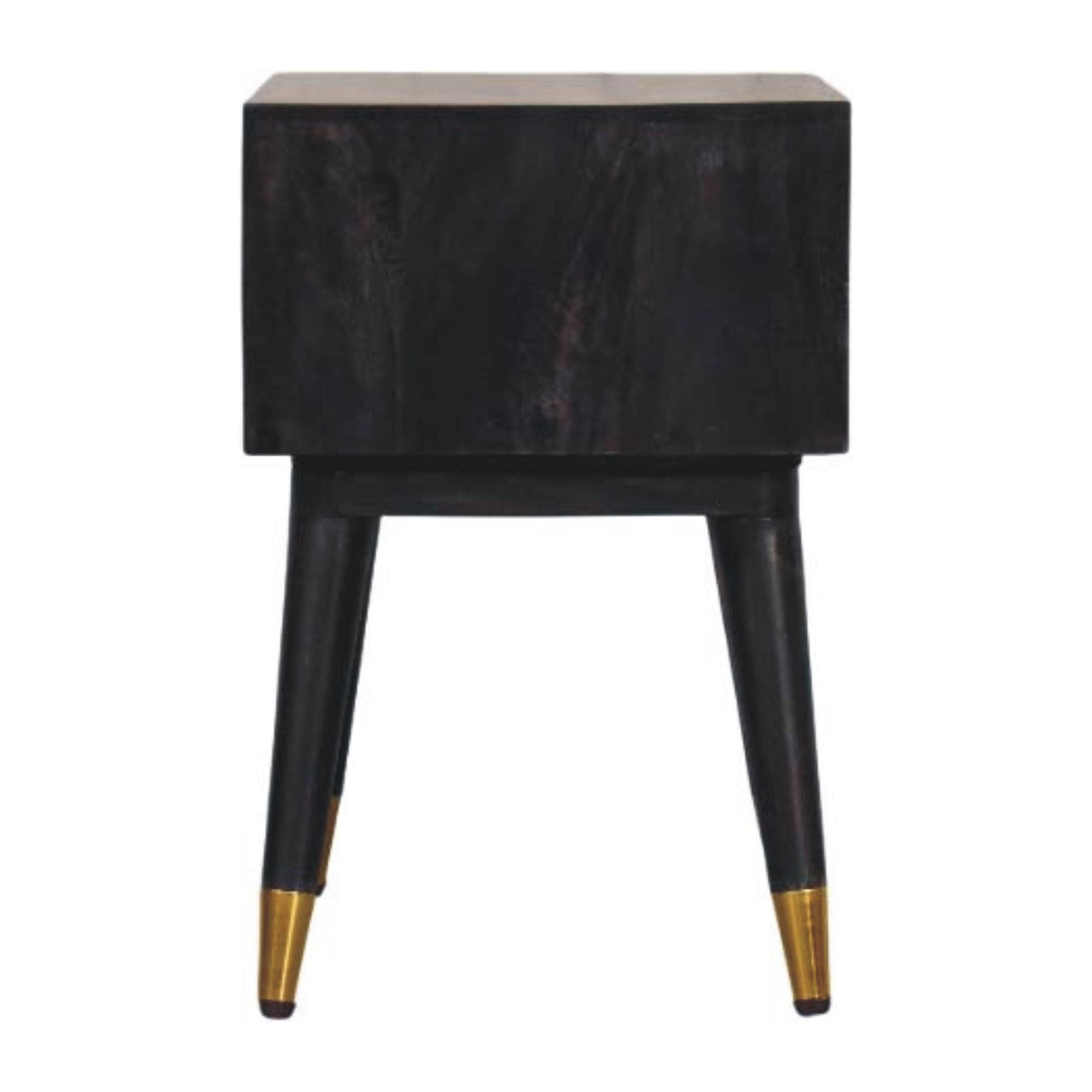 Solid Wood Mid-Century Open Bedside